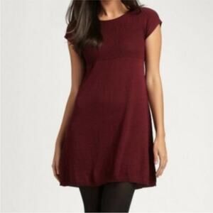 Eileen‎ Fisher Maroon Wool Dress